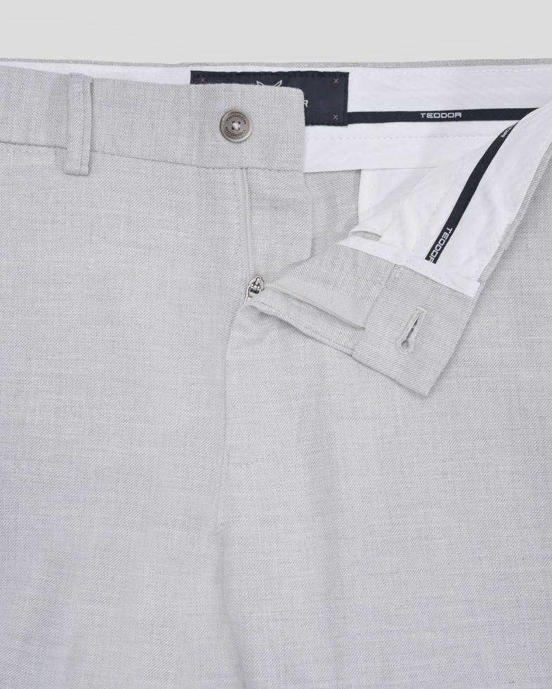 TROUSERS REGULAR FIT LINEN AND COTTON 240113088550-4 03