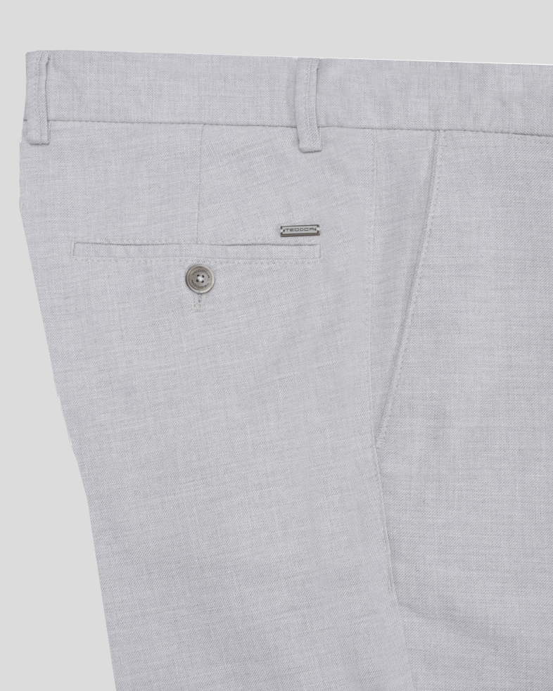 TROUSERS REGULAR FIT LINEN AND COTTON 240113088550-4 04