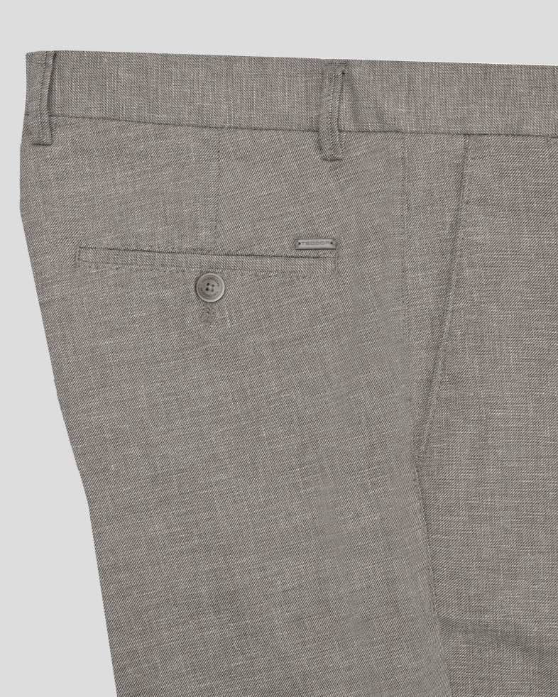 TROUSERS REGULAR FIT LINEN AND COTTON 240113088550-5 06