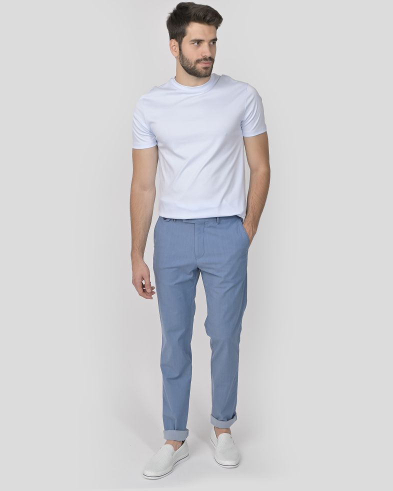 TROUSERS REGULAR FIT TENCEL 240113088551-2 02