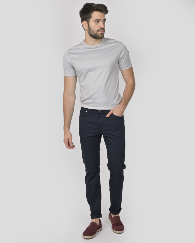 TROUSERS REGULAR FIT COTTON 230234088552-2 02