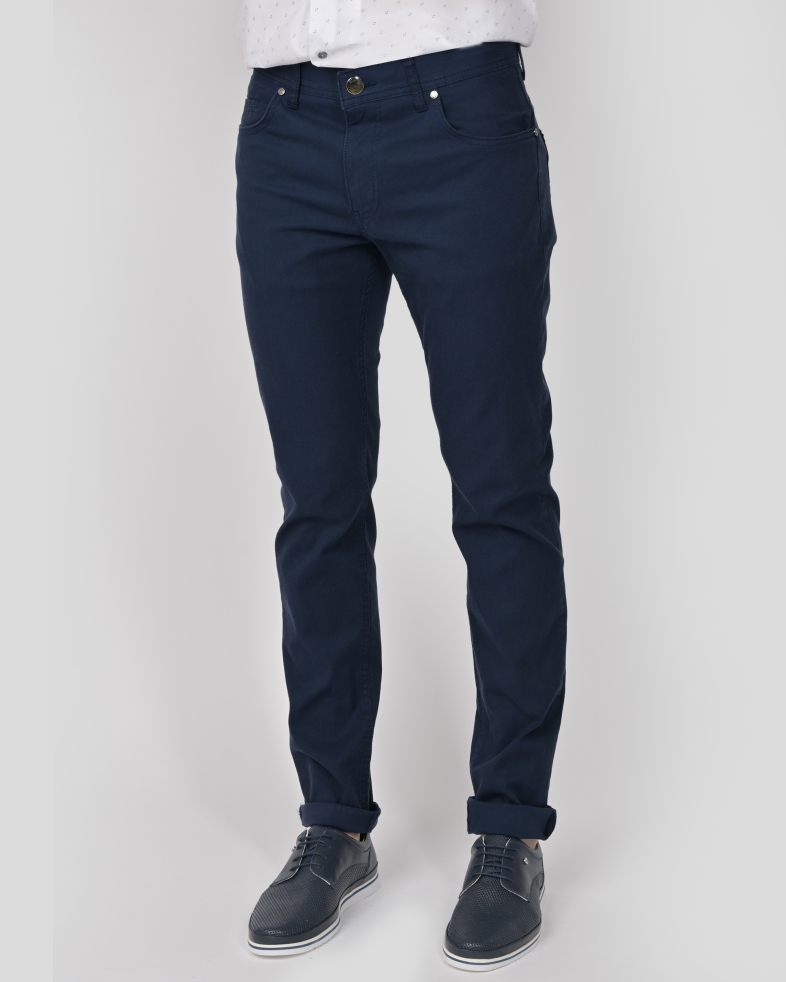 TROUSERS SLIM FIT TENCEL 240134088553-3 03