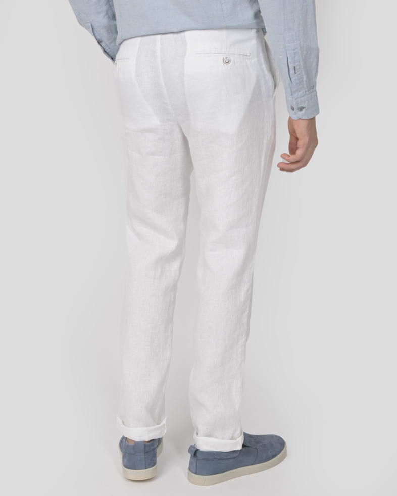 TROUSERS SLIM FIT LINEN 240113088556-1 07