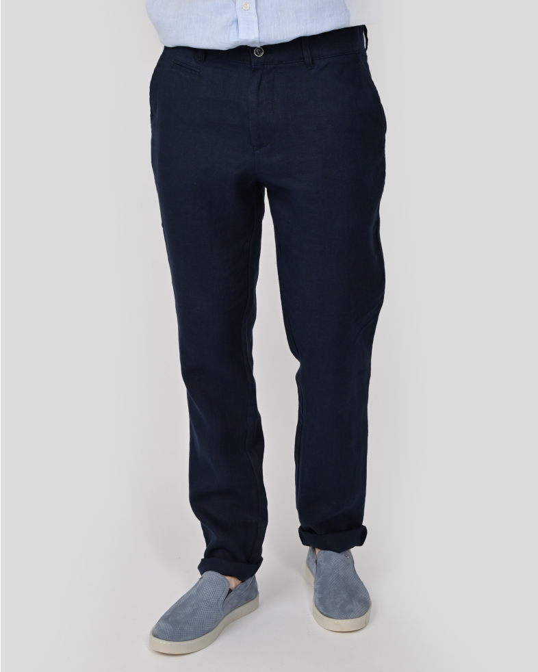 TROUSERS SLIM FIT LINEN 240113088556-2 03