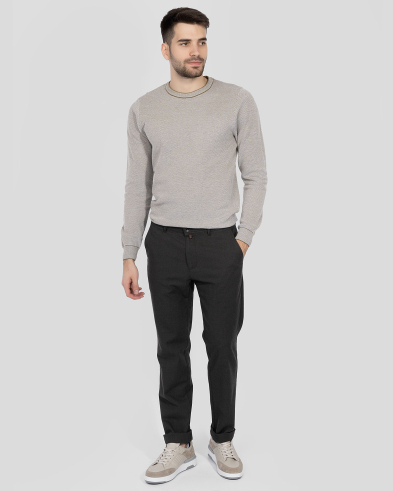 TROUSERS REGULAR FIT COTTON 240213088580-3 02