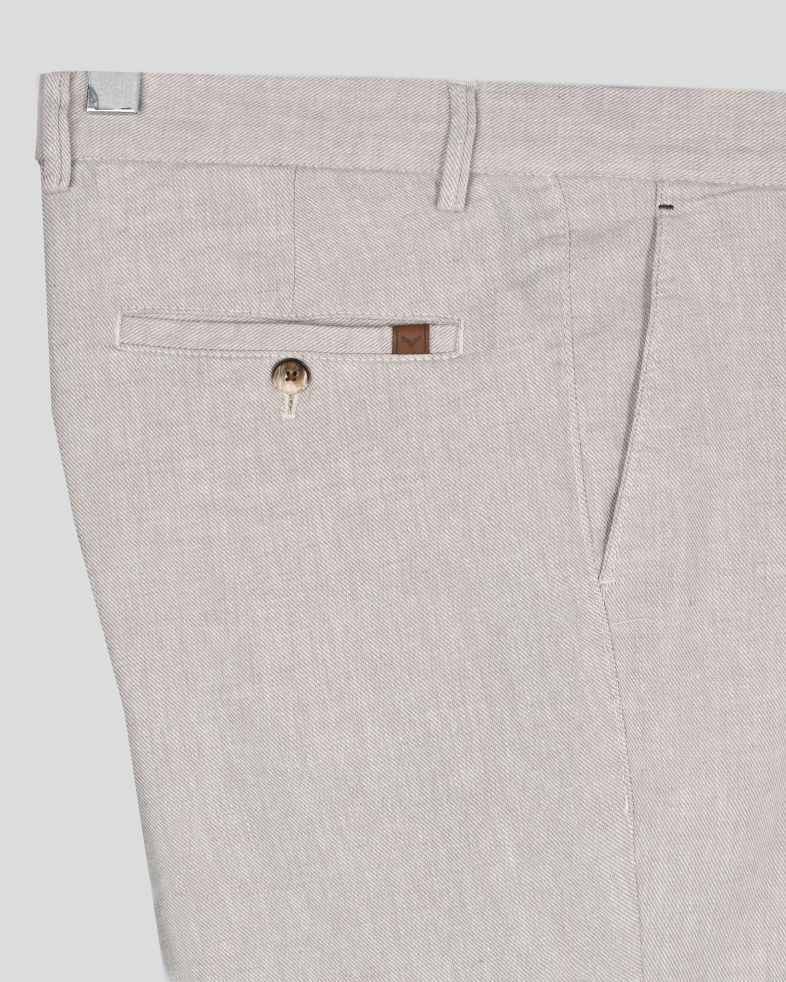 TROUSERS REGULAR FIT LINEN AND COTTON 250113088609-2 06