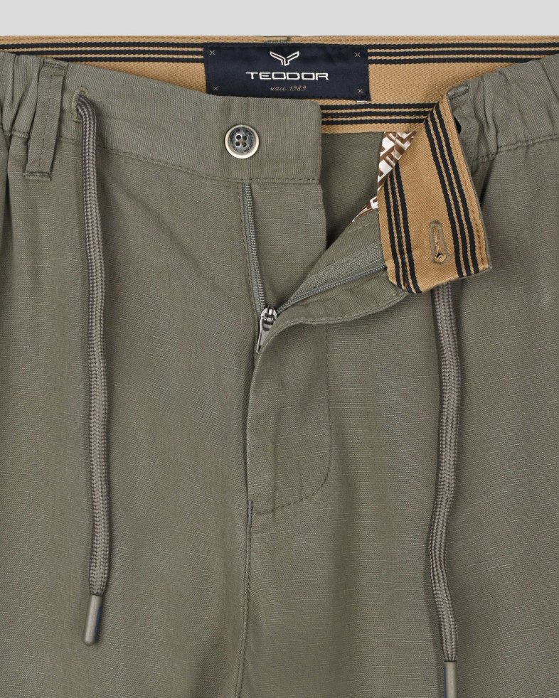 TROUSERS SLIM FIT TENCEL 250113088617-4 05