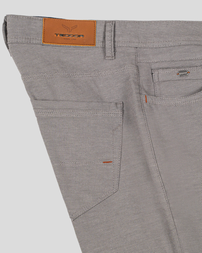 TROUSERS SLIM FIT COTTON 220112088349-2 06