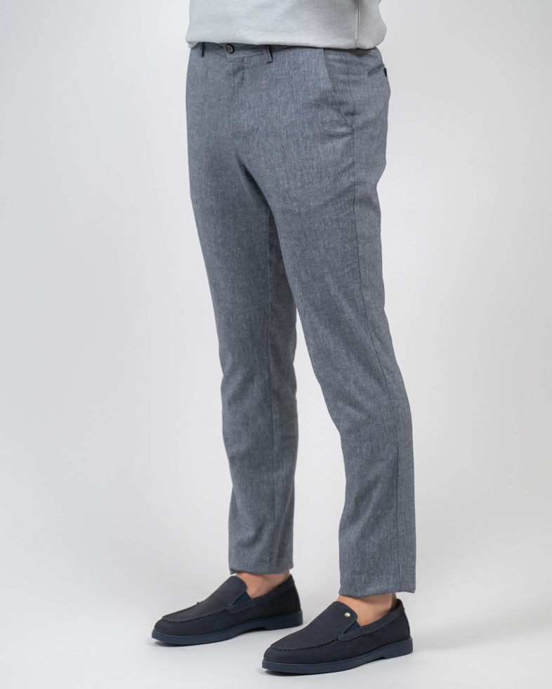 TROUSERS REGULAR FIT LINEN AND COTTON 230113088479-1 03