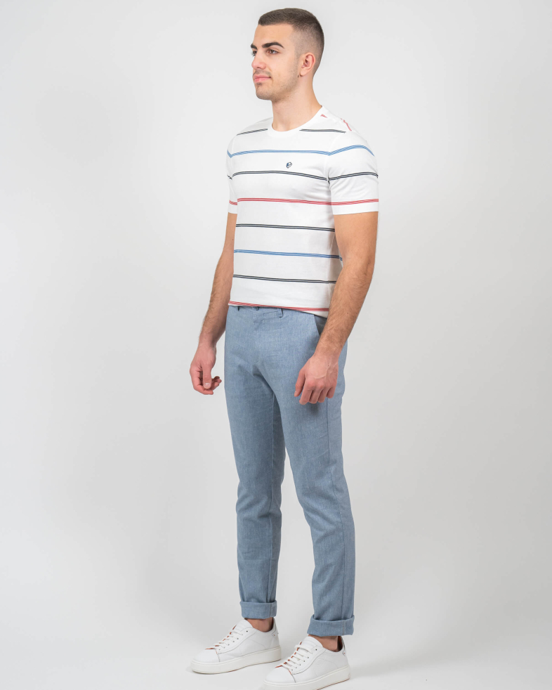 TROUSERS REGULAR FIT LINEN AND COTTON 230113088479-2 02