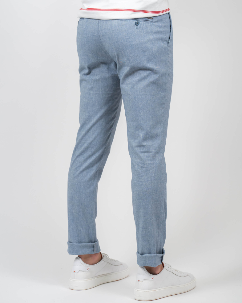 TROUSERS REGULAR FIT LINEN AND COTTON 230113088479-2 06