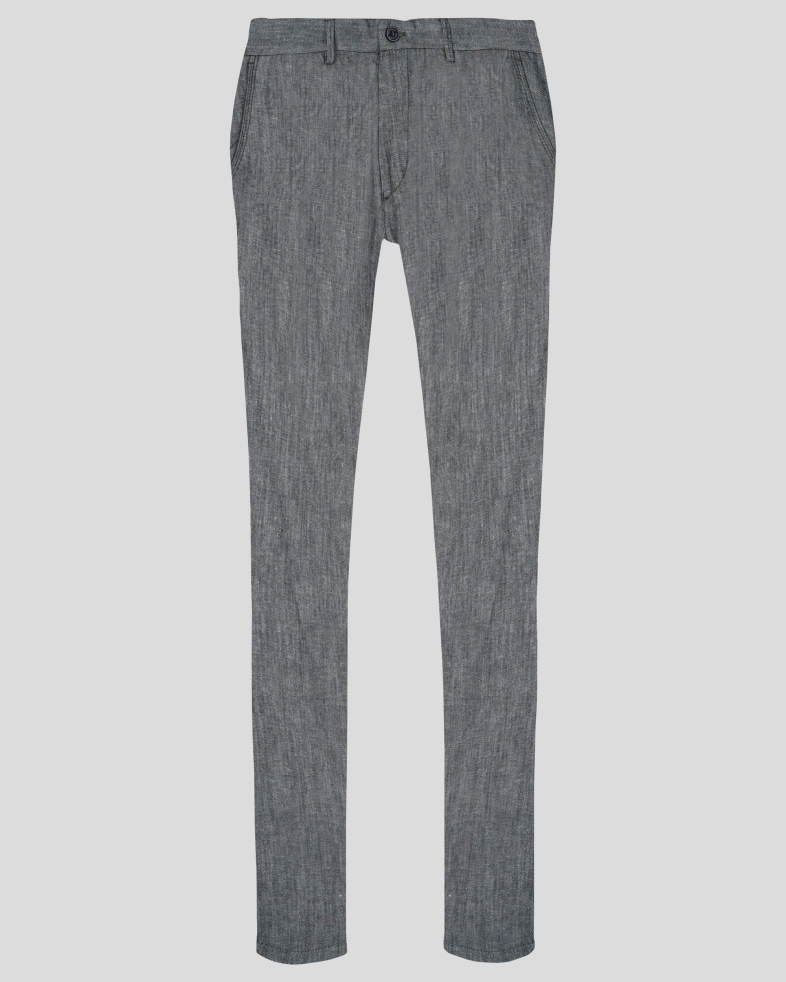 TROUSERS SLIM FIT LINEN 230134088471-2 01