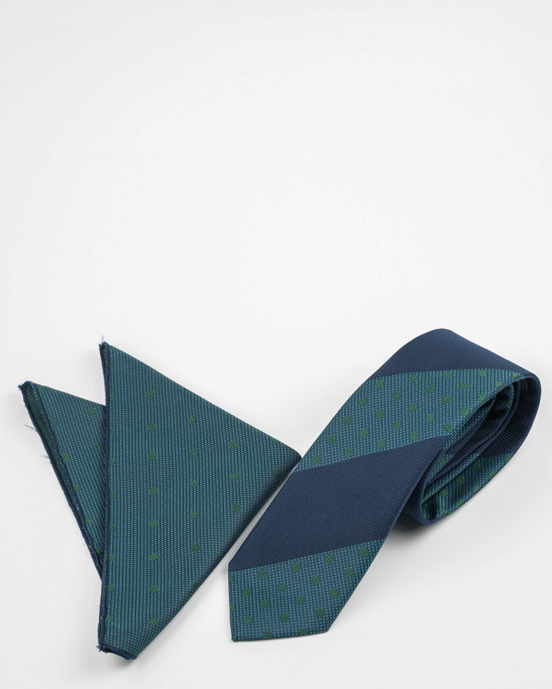 TIE AND POCKET SQUARE POLYESTER 220160133579-35 04