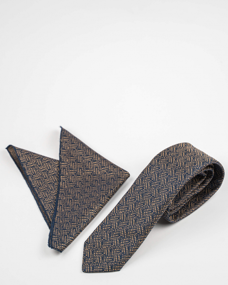 TIE AND POCKET SQUARE POLYESTER 220160133579-2 04