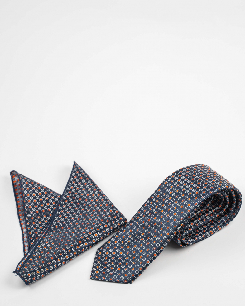 TIE AND POCKET SQUARE TECHNICAL TEXTILE 220160133579-32 02
