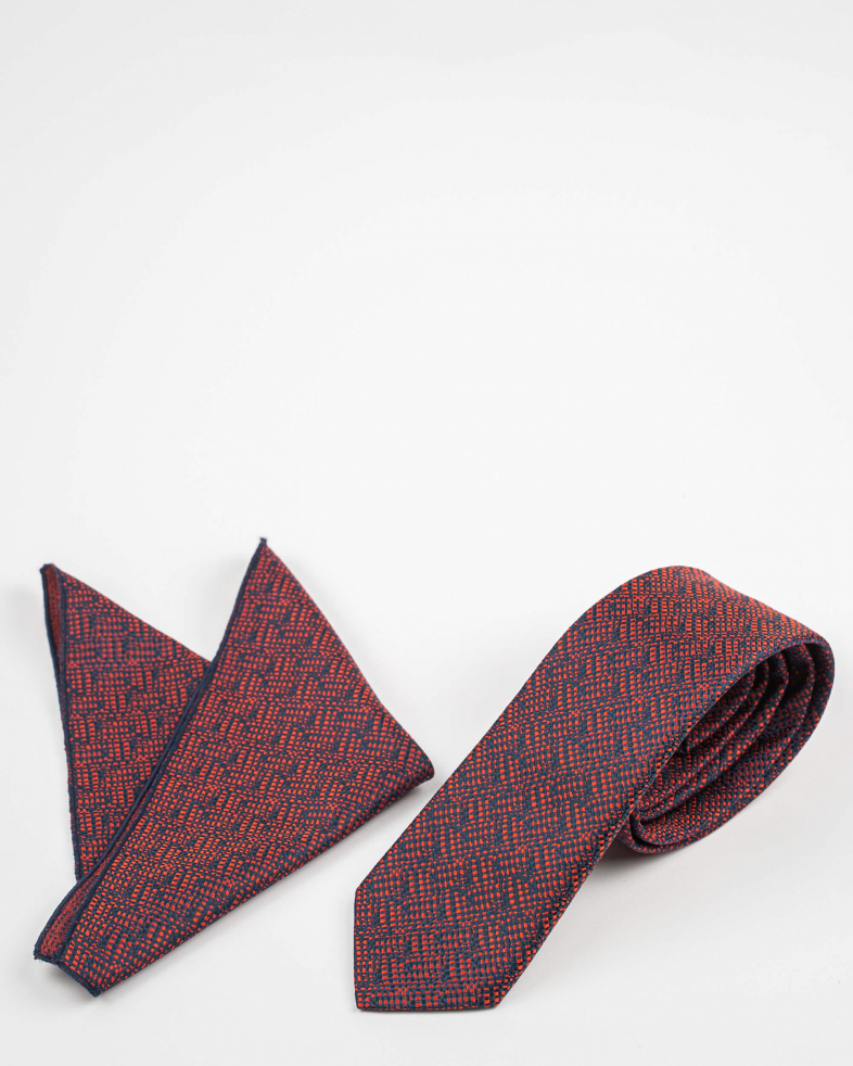 TIE AND POCKET SQUARE POLYESTER 220160133579-3 04