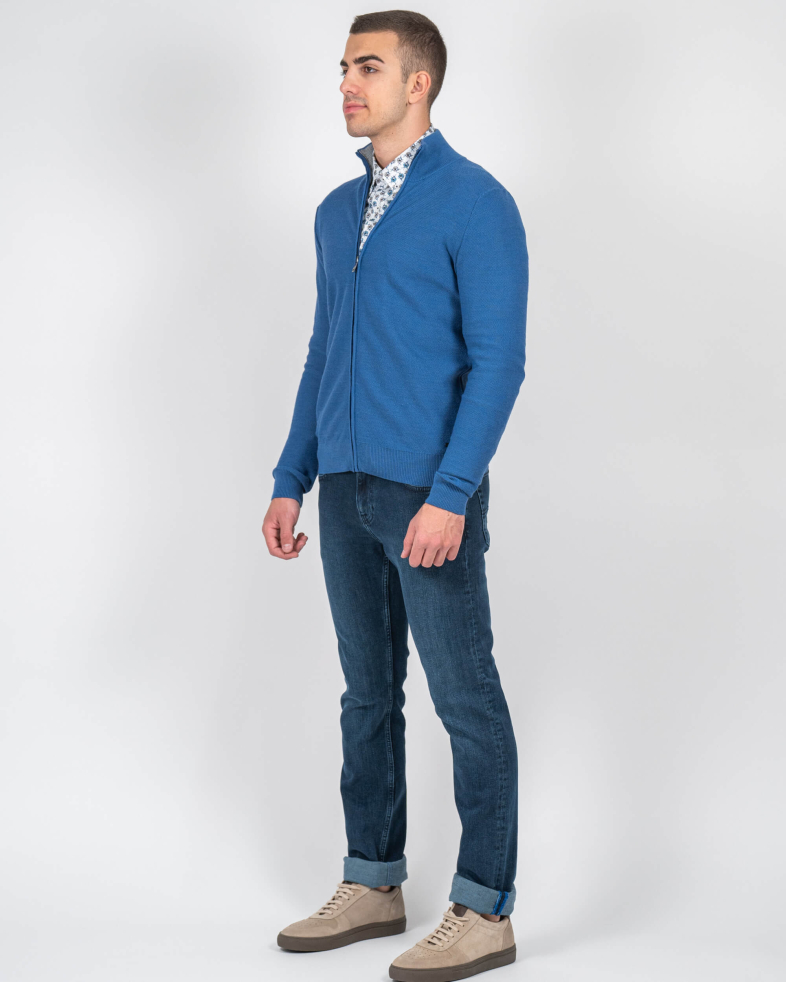 CARDIGAN BLUE WOOL 220249105277-2 02