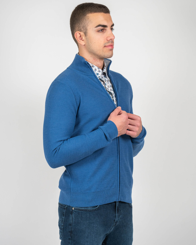 CARDIGAN BLUE WOOL 220249105277-2 03