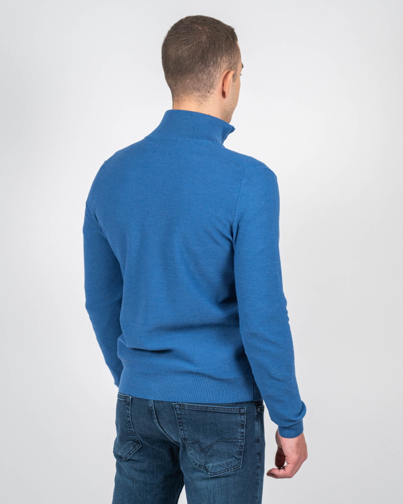 CARDIGAN BLUE WOOL 220249105277-2 09