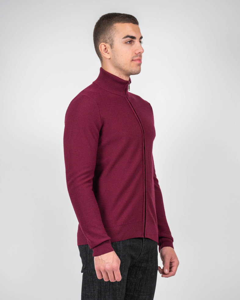 CARDIGAN BURGUNDY WOOL 220249105277-5 03