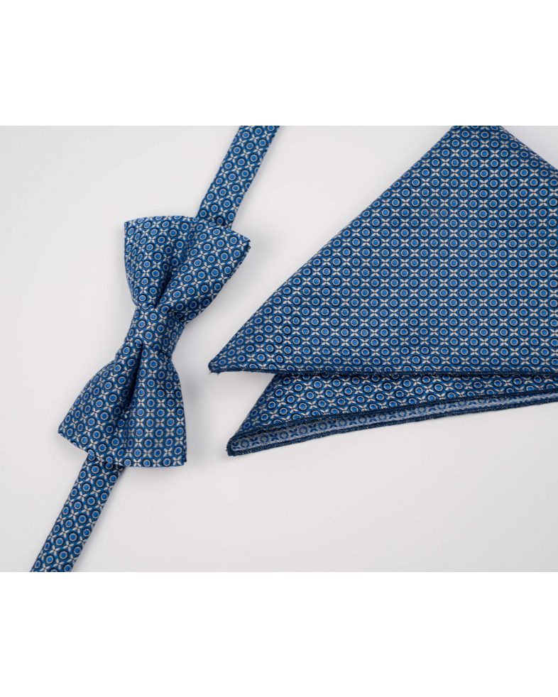 BOW TIE AND POCKET SQUARE TECHNICAL TEXTILE 210210133422-20 01