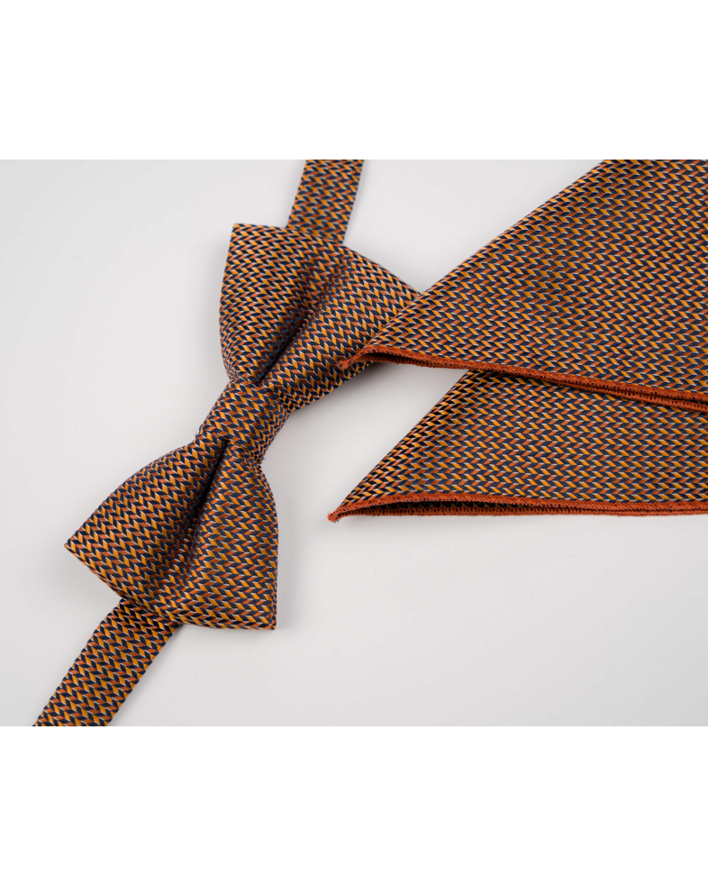 BOW TIE AND POCKET SQUARE POLYESTER 210210133422-8 03