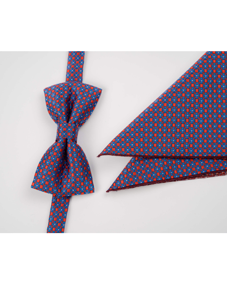 BOW TIE AND POCKET SQUARE TECHNICAL TEXTILE 210210133422-17 01