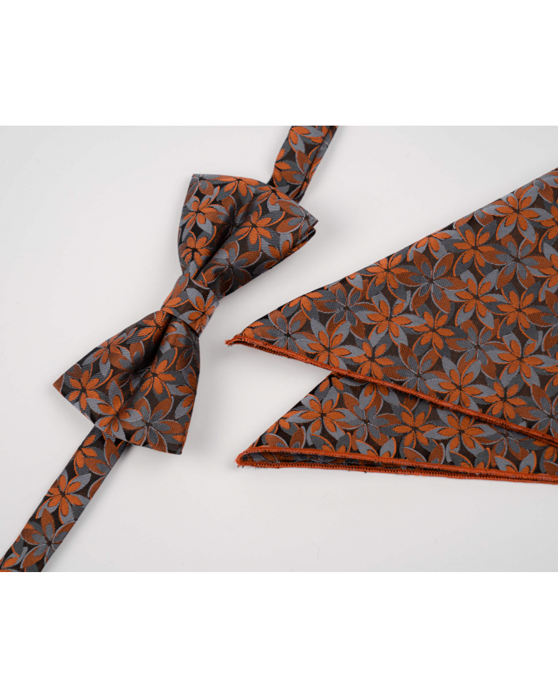 BOW TIE AND POCKET SQUARE TECHNICAL TEXTILE 210210133422-2 01