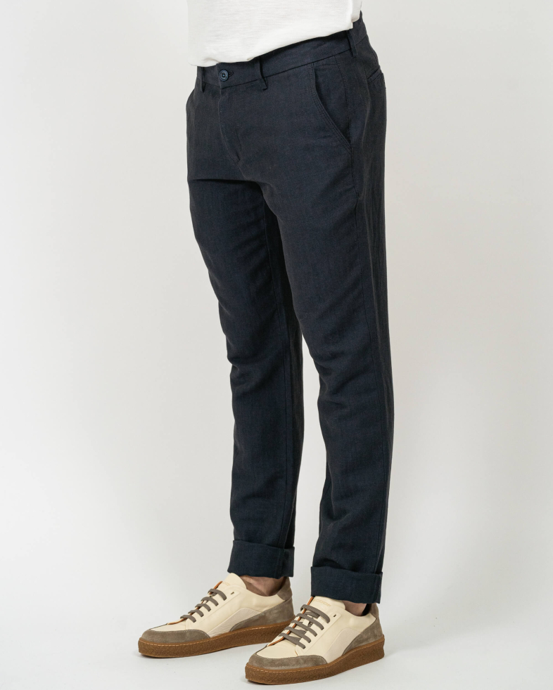 TROUSERS SLIM FIT LINEN 230134088471-1 03