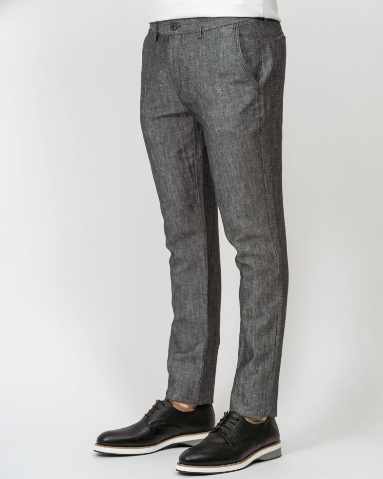 TROUSERS SLIM FIT LINEN 230134088471-2 03