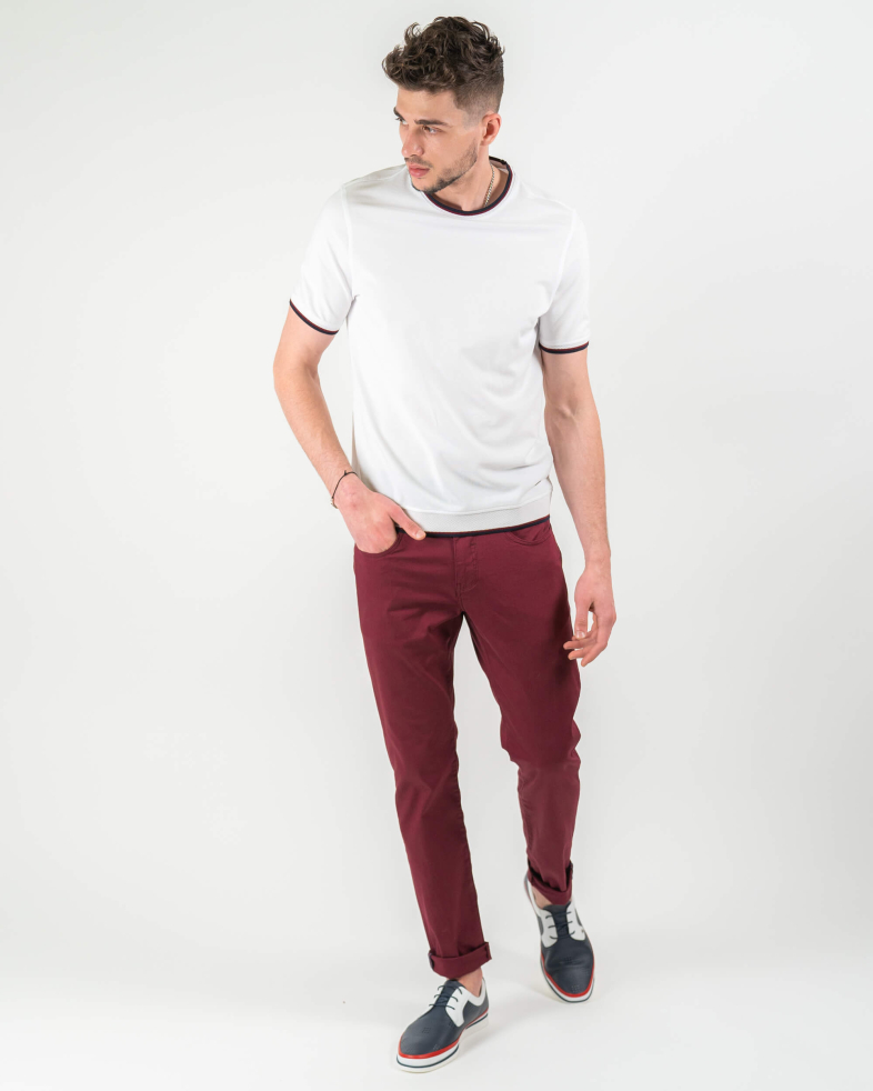 TROUSERS SLIM FIT COTTON 220112088347-6 03