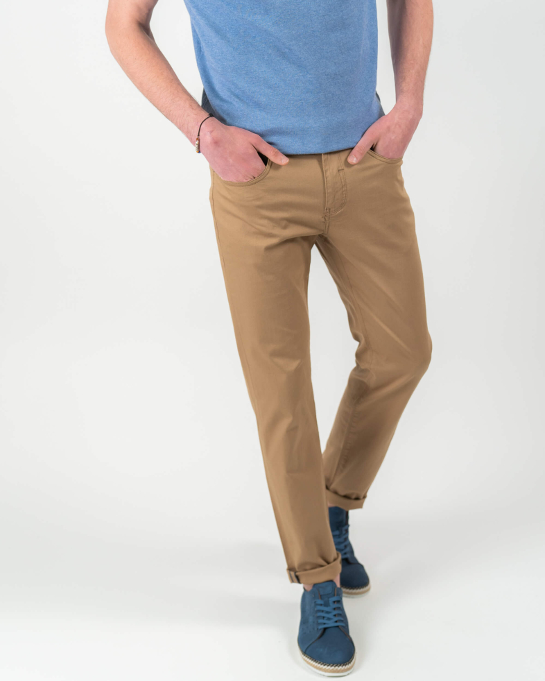 TROUSERS SLIM FIT COTTON 220112088347-5 05