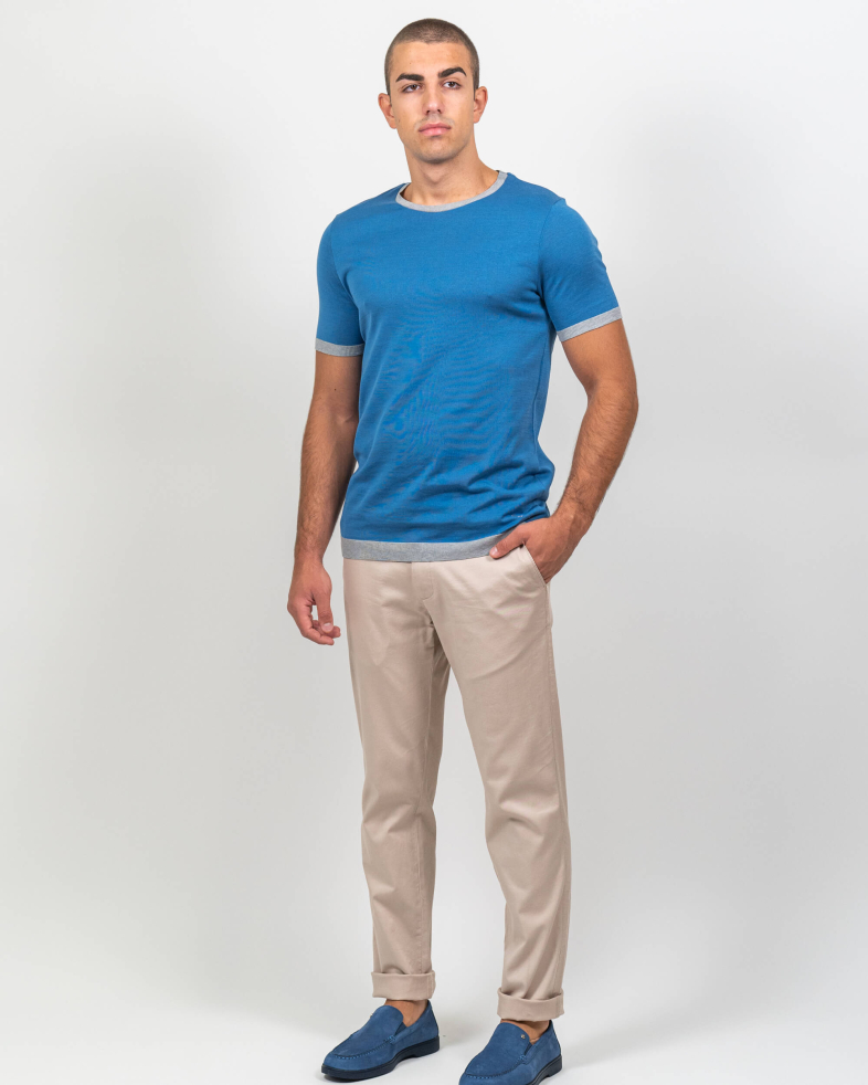 TROUSERS REGULAR FIT COTTON 220113088405-4 02