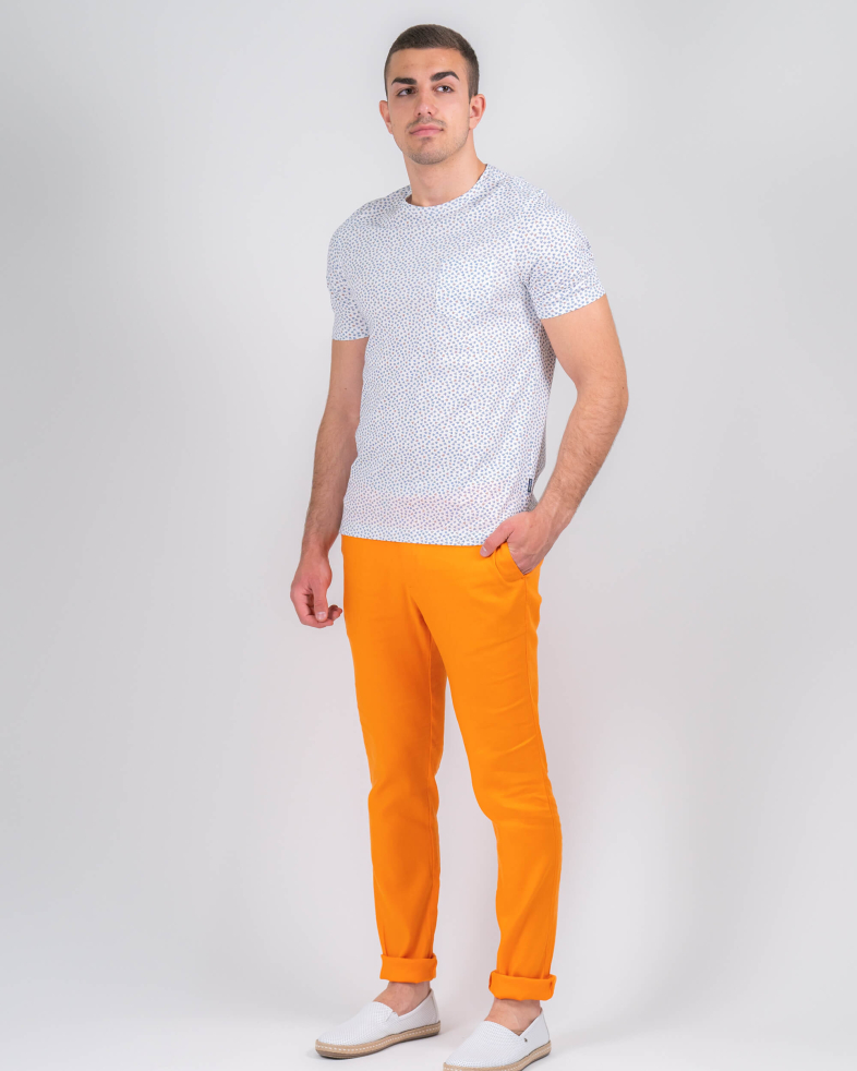 TROUSERS SLIM FIT LINEN 220113088376-5 02