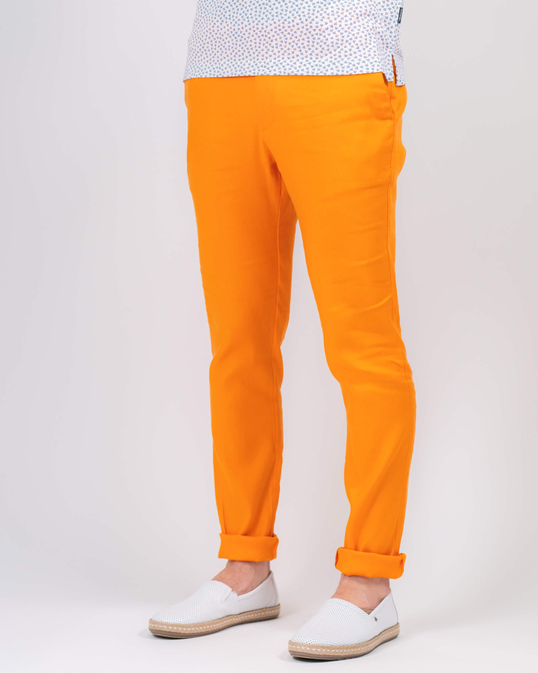 TROUSERS SLIM FIT LINEN 220113088376-5 03