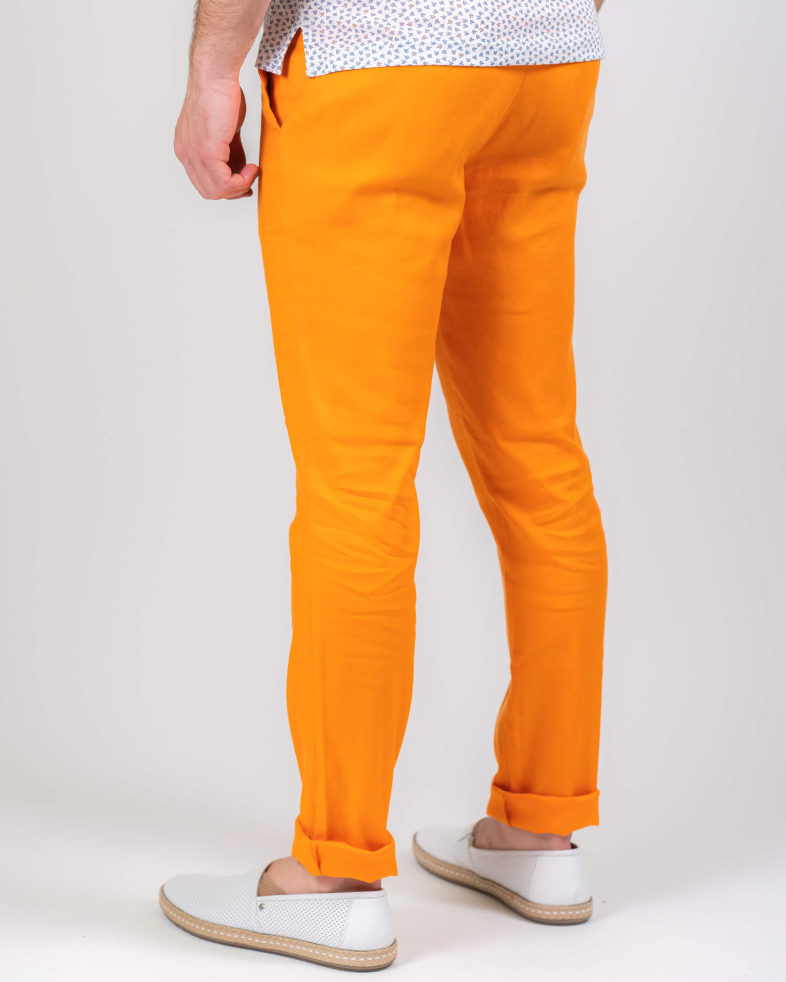 TROUSERS SLIM FIT LINEN 220113088376-5 08