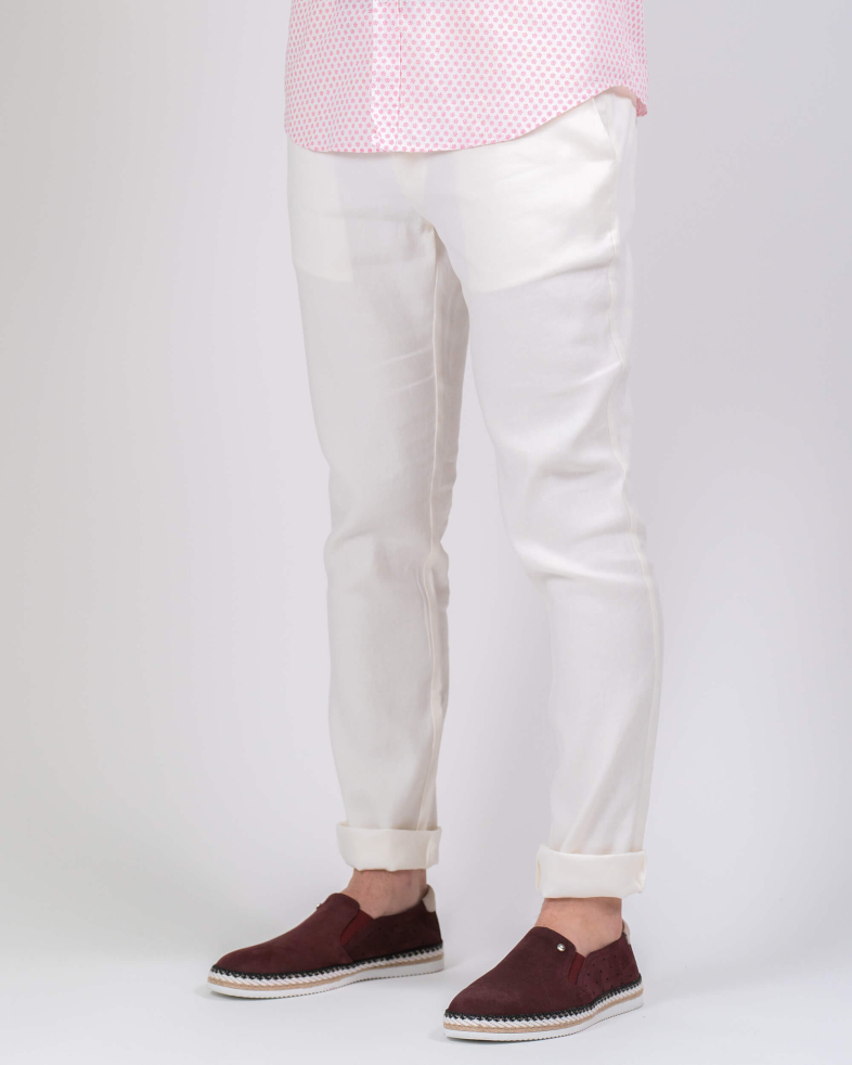 TROUSERS SLIM FIT LINEN 220113088376-4 03