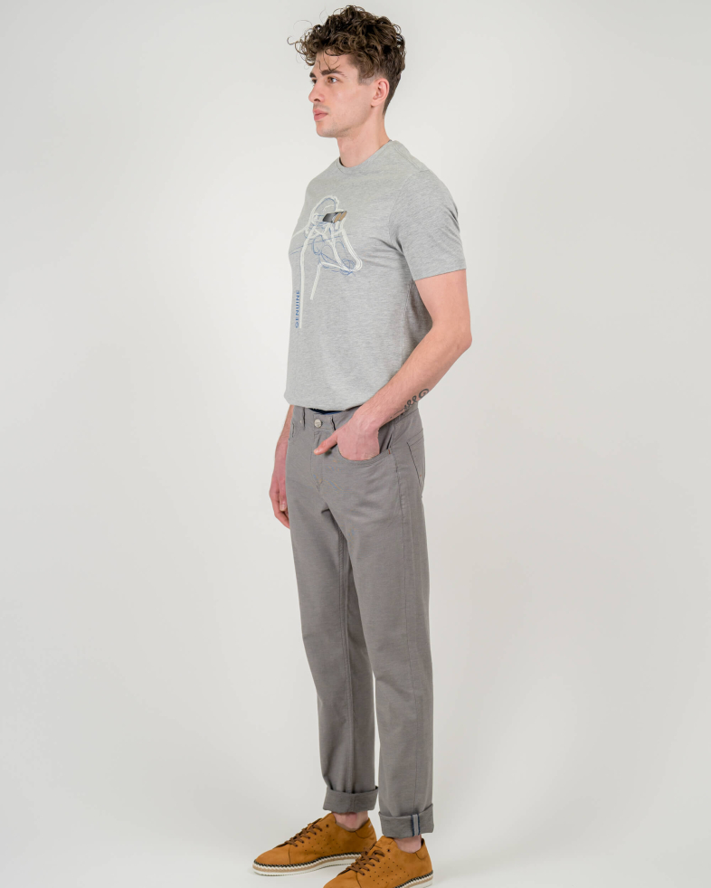 TROUSERS SLIM FIT COTTON 220112088349-2 02