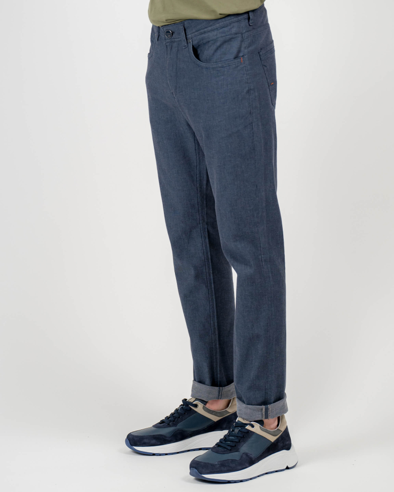 TROUSERS SLIM FIT COTTON 220112088349-1 03