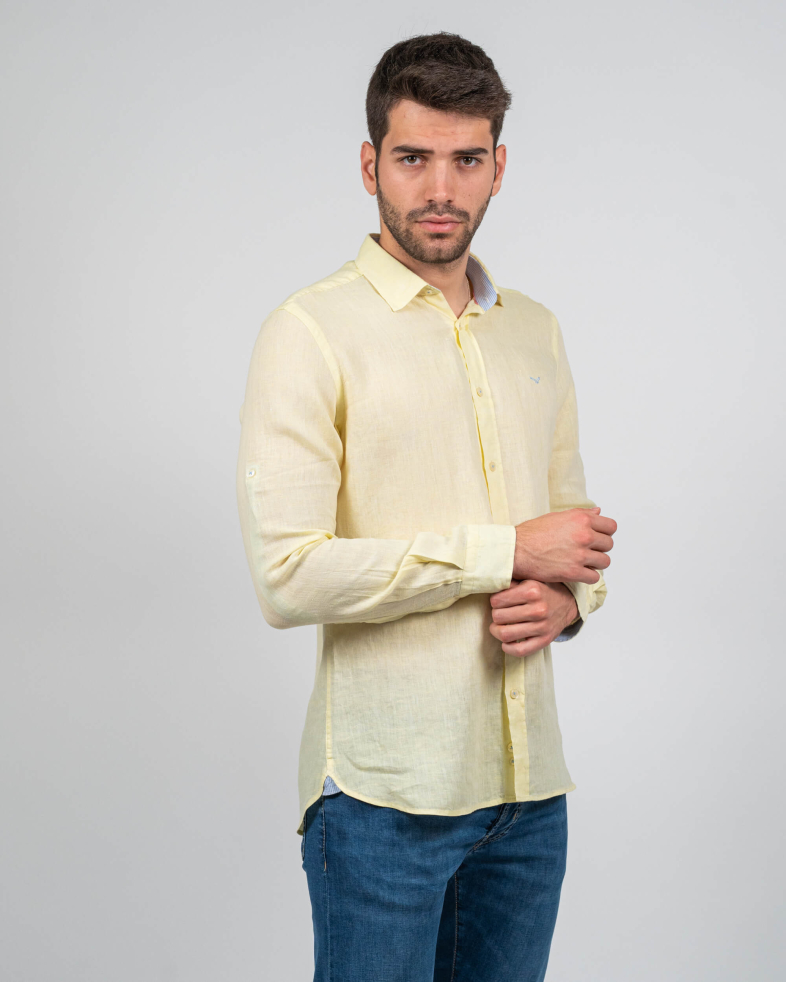 SHIRT SLIM FIT LINEN 230105044882-6 03