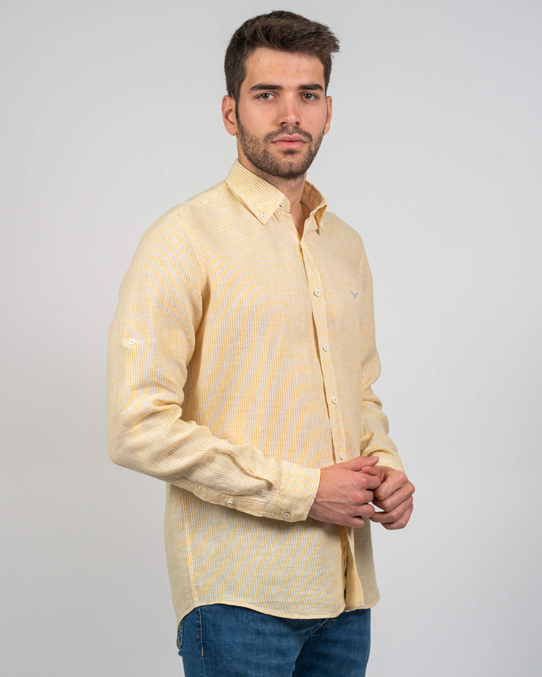 SHIRT REGULAR FIT LINEN 230135044855-2 03