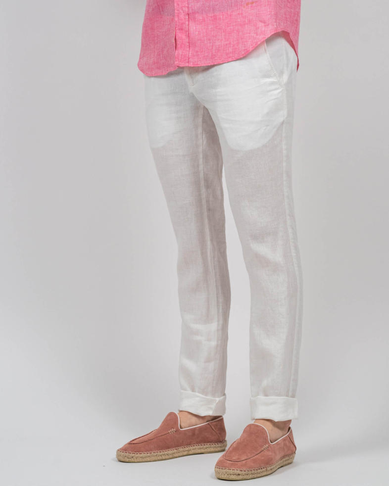 TROUSERS SLIM FIT LINEN 230134088490-1 03