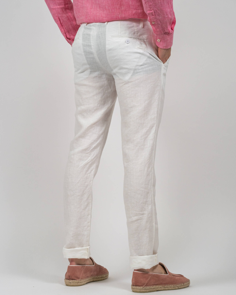 TROUSERS SLIM FIT LINEN 230134088490-1 06