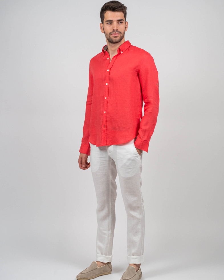 SHIRT SLIM FIT LINEN 230105044880-6 02