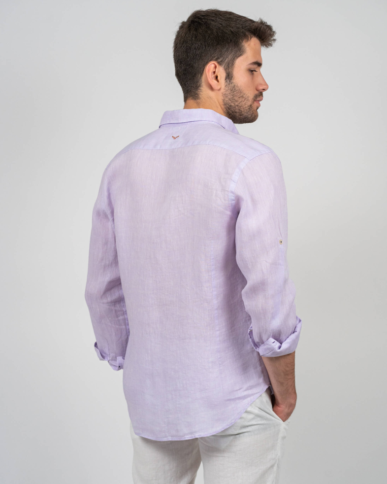 SHIRT SLIM FIT LINEN 230105044880-2 08