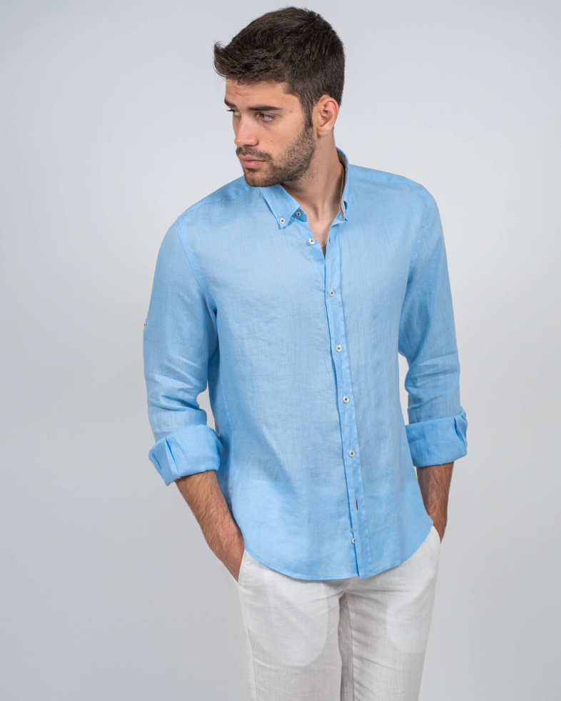 SHIRT SLIM FIT LINEN 230105044880-4 03