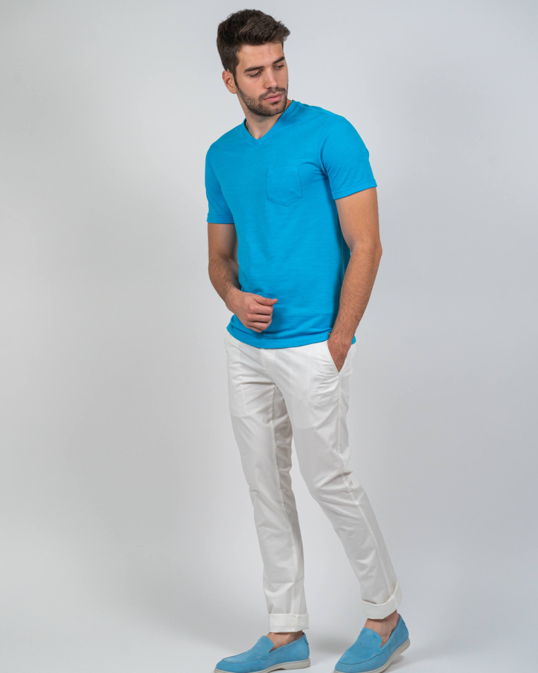 TROUSERS SLIM FIT COTTON 230134088481-1 02