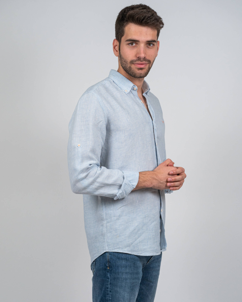 SHIRT REGULAR FIT LINEN 230135044855-1 03