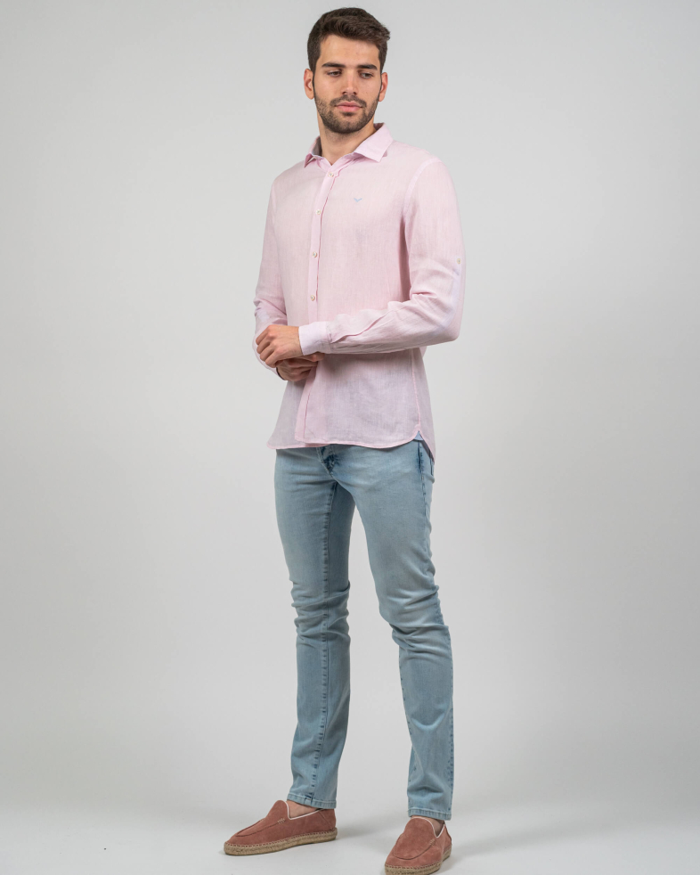 SHIRT SLIM FIT LINEN 230105044882-2 02