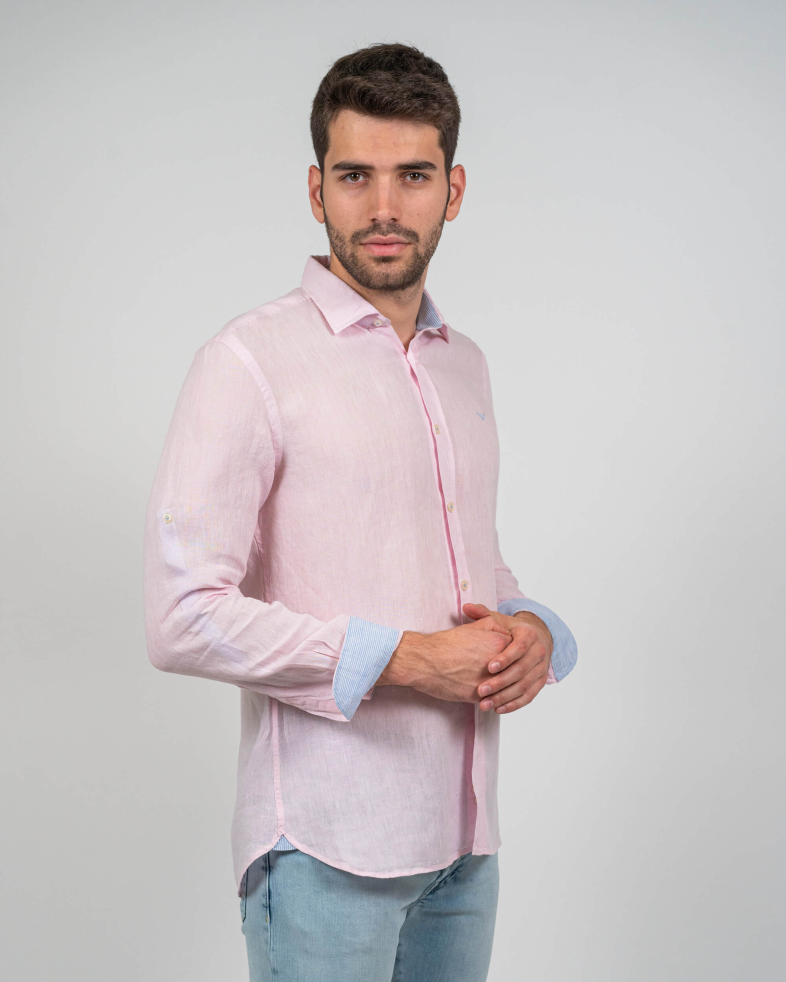 SHIRT SLIM FIT LINEN 230105044882-2 03